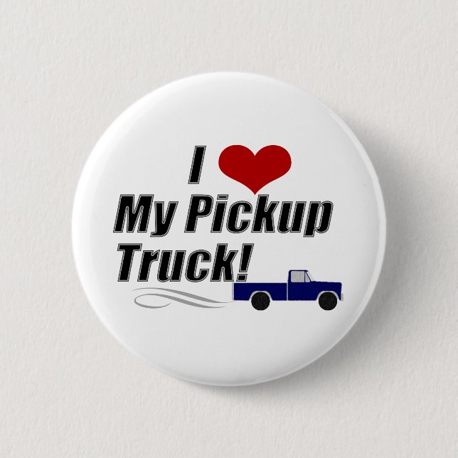 Liebe Mein Lieferwagen Truck, Funny Scott Brown Po Button (Vorderseite)