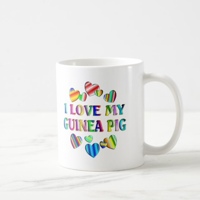 Liebe mein Meerschweinchen Kaffeetasse (Rechts)