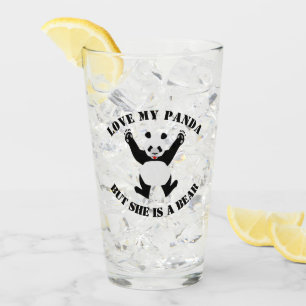 Liebe Mein Panda, aber sie ist ein Bär Glas
