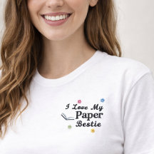 liebe mein Paper bestie Buchliebhaber gesticktes S