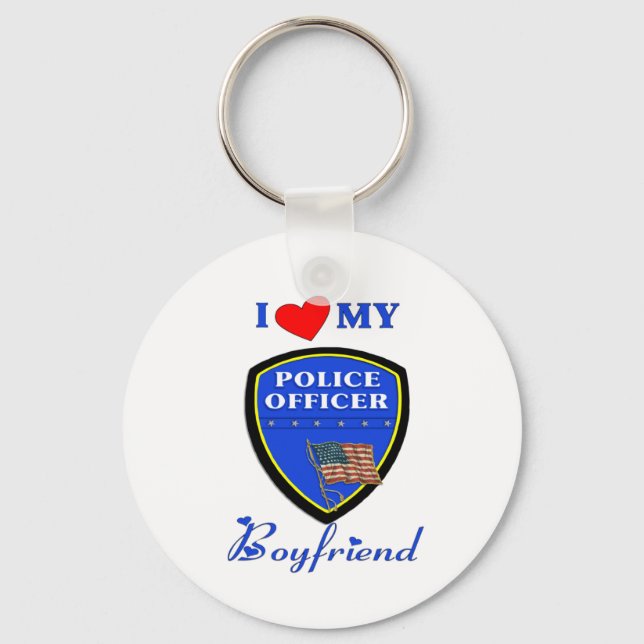 Liebe Mein Polizeifreund Schlüsselanhänger (Vorderseite)