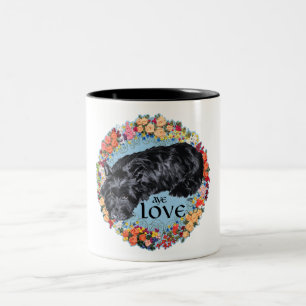 Liebe mein Scottish Terrier Zweifarbige Tasse