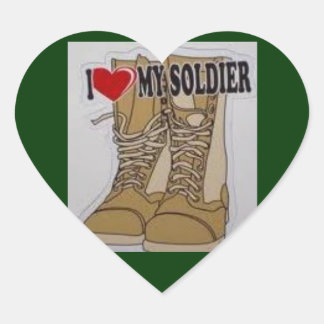 Liebe Mein Soldat Herz-Aufkleber