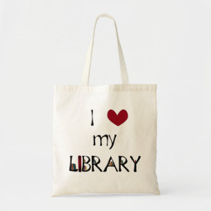 Liebe meine Bibliothek Tragetasche