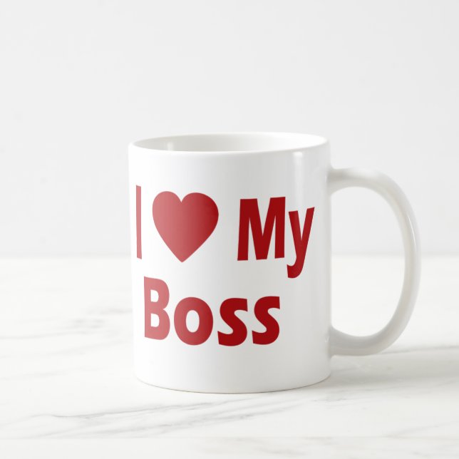 Liebe meine Boss-Tasse Kaffeetasse (Rechts)