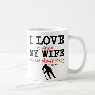 Liebe Meine Ehefrau spielen Hockey-Tasse Kaffeetasse