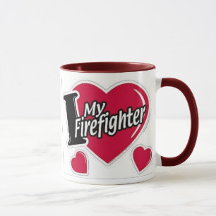 Liebe meine Feuerwehrmann-Tasse Tasse