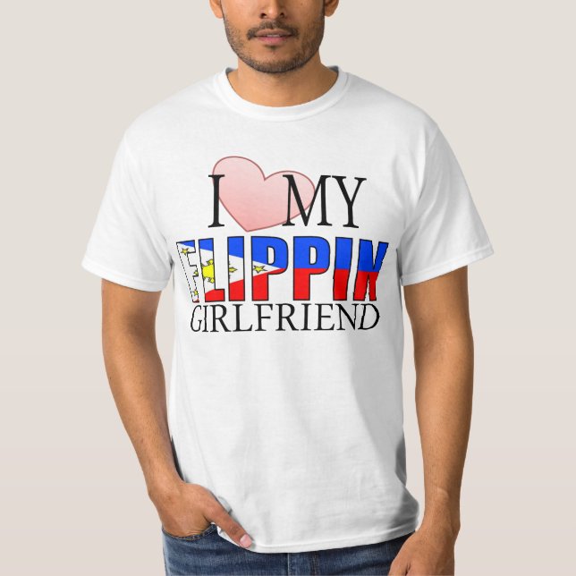 Liebe meine Flippin Freundin (Filipina) T-Shirt (Vorderseite)