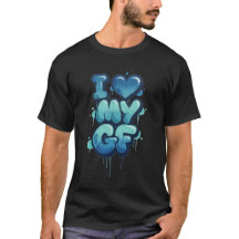 Liebe meine Freundin T-Shirt – Süßes Liebes-Grafik