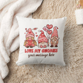 Liebe meine Gnomen Personalisiert Valentine Kissen