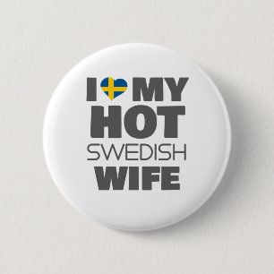 Liebe Meine heiße schwedische Ehefrau Verheiratet Button