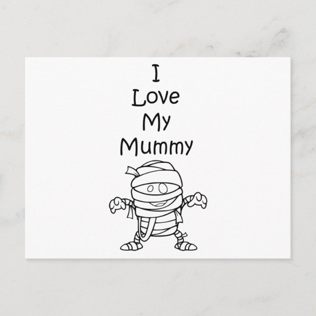 Liebe Meine Mama-Kreationen mit Freude Postkarte (Vorderseite)
