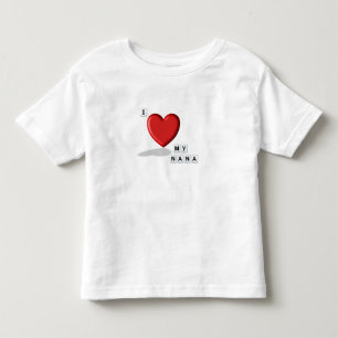 Liebe meine Nana Kleinkind T-shirt