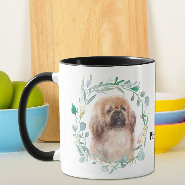Liebe meine PEKINGESE Kleider Kaffee Tasse (Von Creator hochgeladen)