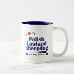 Liebe meine polnischen zweifarbige tasse