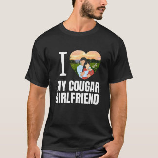 Liebe meine Puma Lustige ältere Freundin Dating-Zi T-Shirt