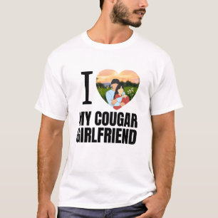 Liebe meine Puma Lustige ältere Freundin Dating-Zi T-Shirt