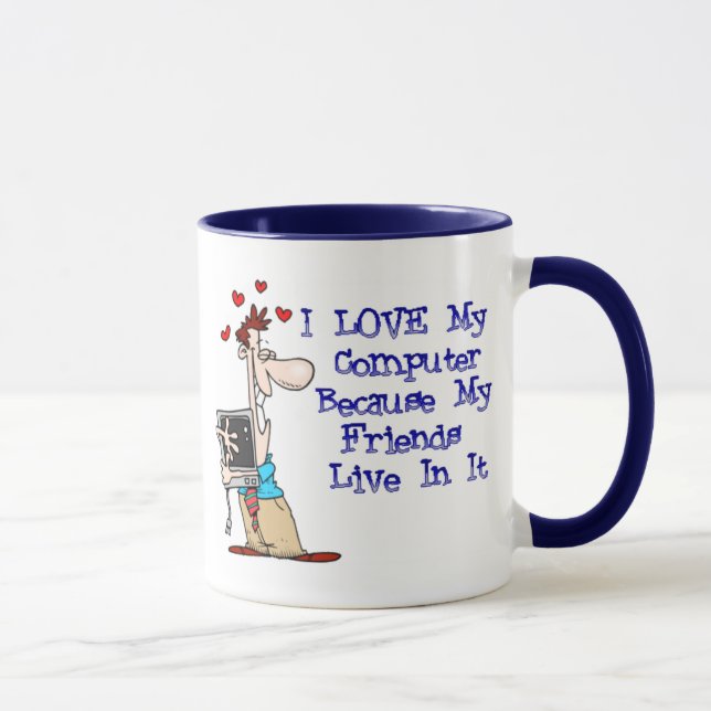 Liebe meine Puter Kaffee-Tasse Tasse (Rechts)