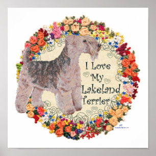 Liebe meinen Lakeland Terrier Poster