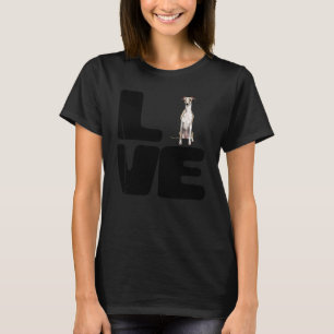Liebe meinen Whippet-Hund T-Shirt