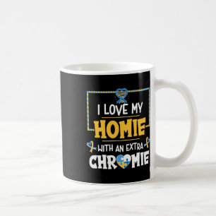 Liebe meiner Heimat mit einem Extra-Chromie Autism Kaffeetasse