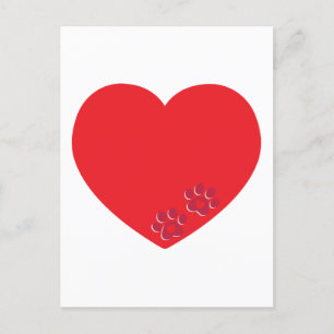 Liebe meines Hundes Postkarte
