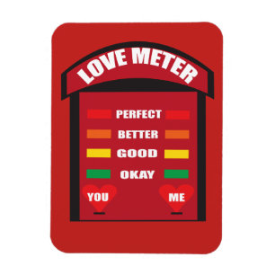 "Liebe-Meter" Magnet