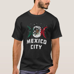 Liebe Mexiko Stadt Mexiko Urlaub Mexiko Flaggen 1 T-Shirt