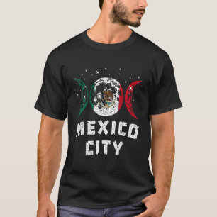 Liebe Mexiko Stadt Mexiko Urlaub Mexiko Flaggen 1 T-Shirt