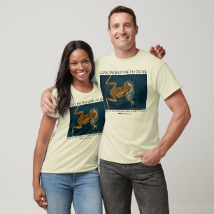 Liebe mich, bevor ich weg bin - Maskierter Frosch T-Shirt