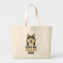 Liebe mich, liebe meinen Hund Husky-Liebhaber-Desi