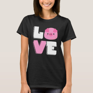 Liebe Mini-Schwein Niedliche Zwergschweine Besitz T-Shirt