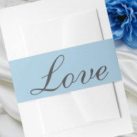 Liebe Minimalistisch Blue Elegante Sommerhochzeit