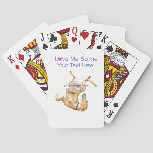Liebe mir... Greyhounds & More! Spielkarten (Rückseite)