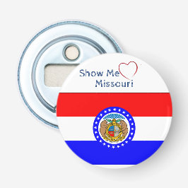 Liebe Missouri Flag anzeigen Flaschenöffner