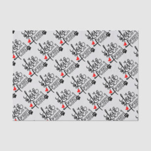 Liebe mit 4 Beinen Seidenpapier