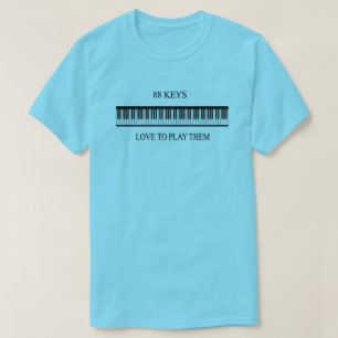 Liebe mit 88 Tasten, um sie wiederzugeben — T-Shirt