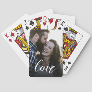 Liebe mit benutzerdefinierten Fotos Spielkarten