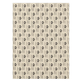 Liebe mit braunem Grunge Pet PW Druckmuster Tischdecke