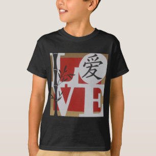 LIEBE mit chinesischem Charakter T-Shirt