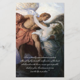 Liebe mit dem Engel Briefpapier