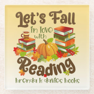 Liebe mit dem Lesen von Brenda K Davies Books Glasuntersetzer