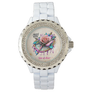 "Liebe mit Elegance" Armbanduhr