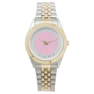 Liebe mit Gold & Silver Watch Armbanduhr