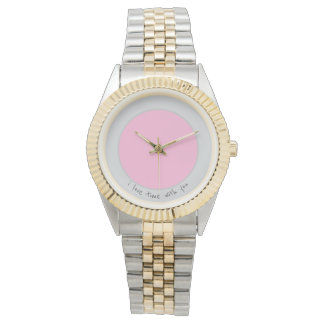 Liebe mit Gold & Silver Watch Armbanduhr