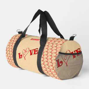 Liebe mit Personalisiertem Herzen Duffle Bag