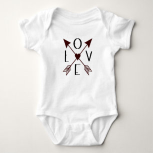 Liebe mit Pfeilen Baby-Body Baby Strampler
