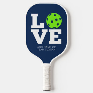 LIEBE mit Pickball für das O - kann grün bearbeite Pickleball Schläger