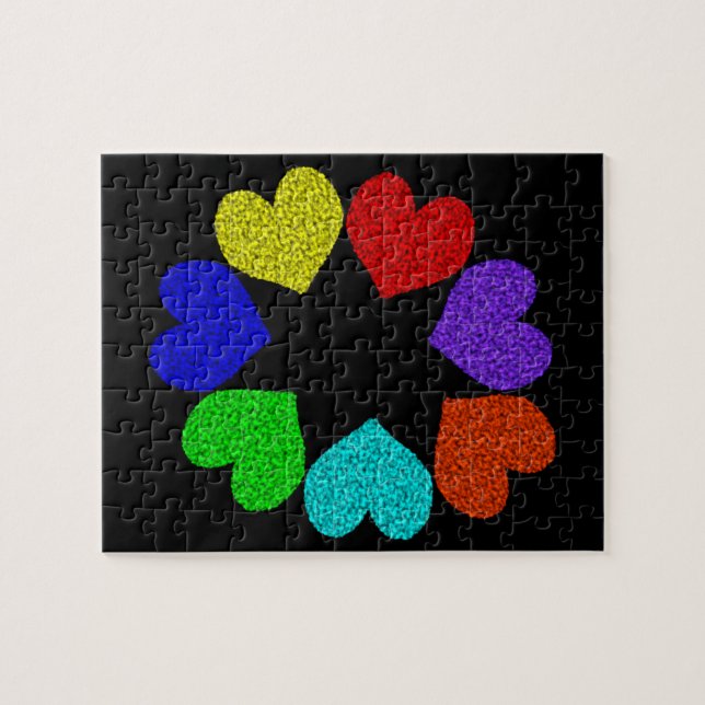 Liebe mit Regenbogen (Horizontal)