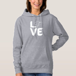 Liebe mit Ziege als O Hoodie